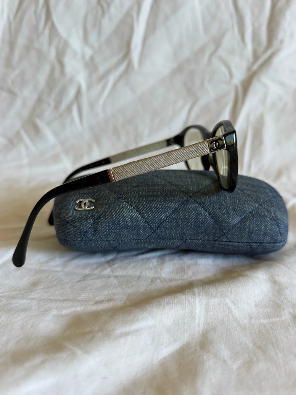 Chanel Eyeglasses frame   Prescription attached with yellowish lens